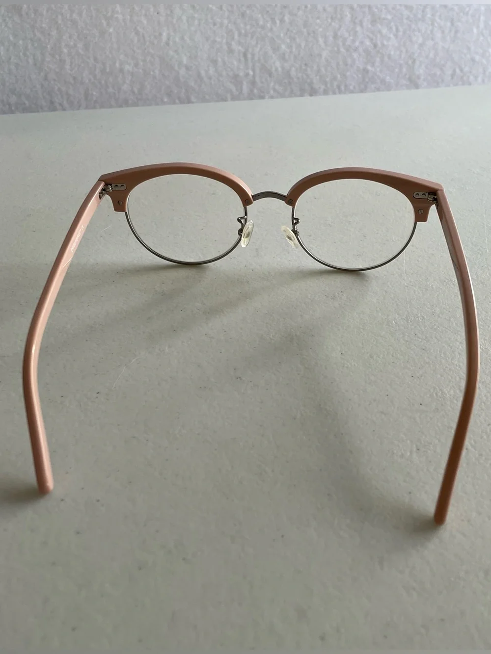 Eyebuydirect Anabel Eyeglasses Frames Only Pink Acetate and Metal Full Rim - Picture 3 of 7